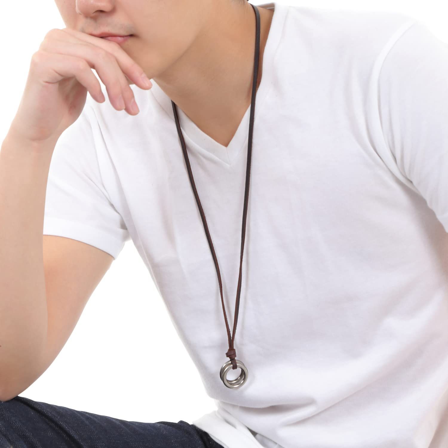 革紐 ネックレス