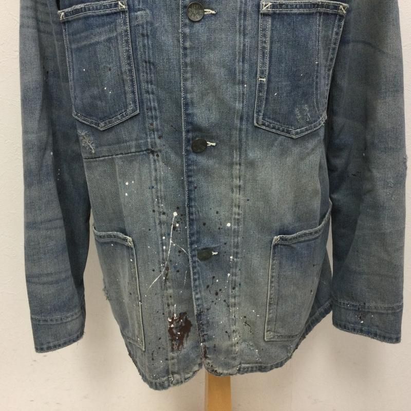 LVC Lot 67 ペイント・ダメージ加工 デニムカバーオール ワーク