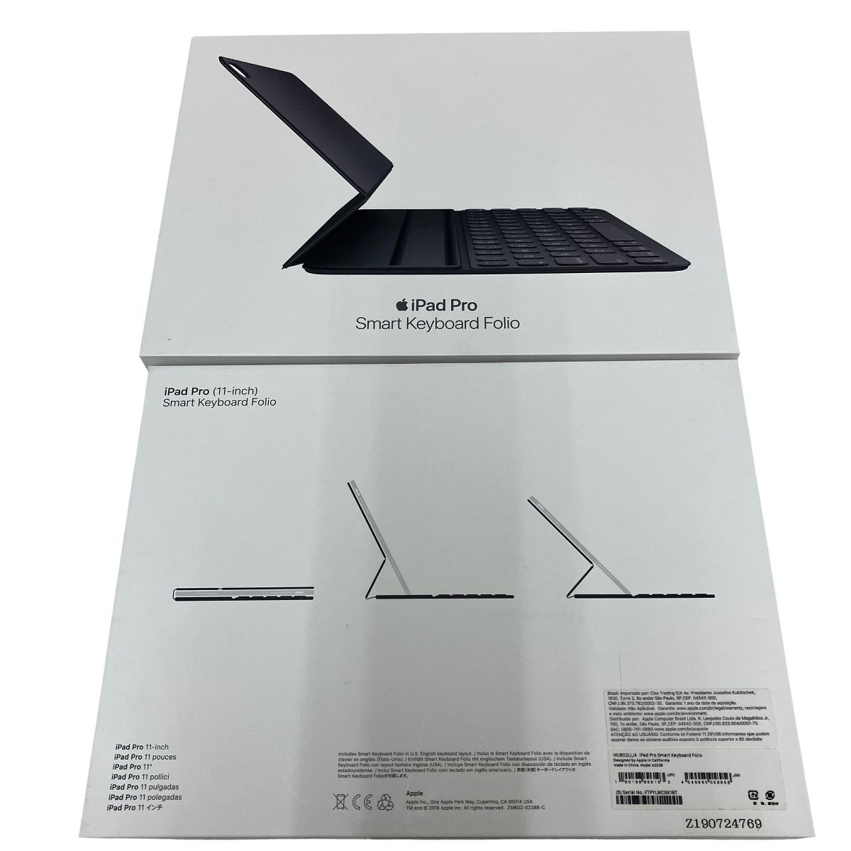 SmartKeyboardFolio11 未使用品 純正 MU8G2LL/A 新品未開封】Apple iPad Pro 11インチ Smart Keyboard Folio MU8G2LL/A
