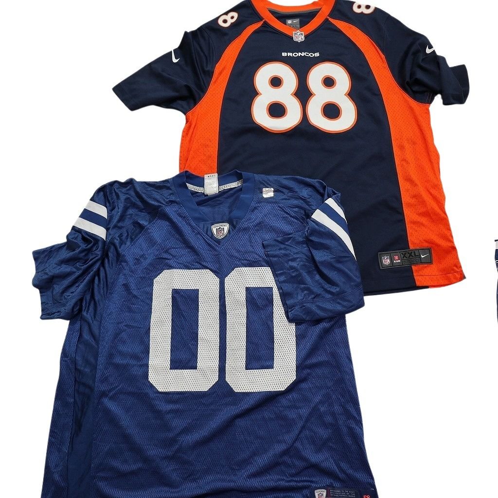 古着卸 まとめ売り NFL ゲームシャツ ユニフォーム 8枚セット