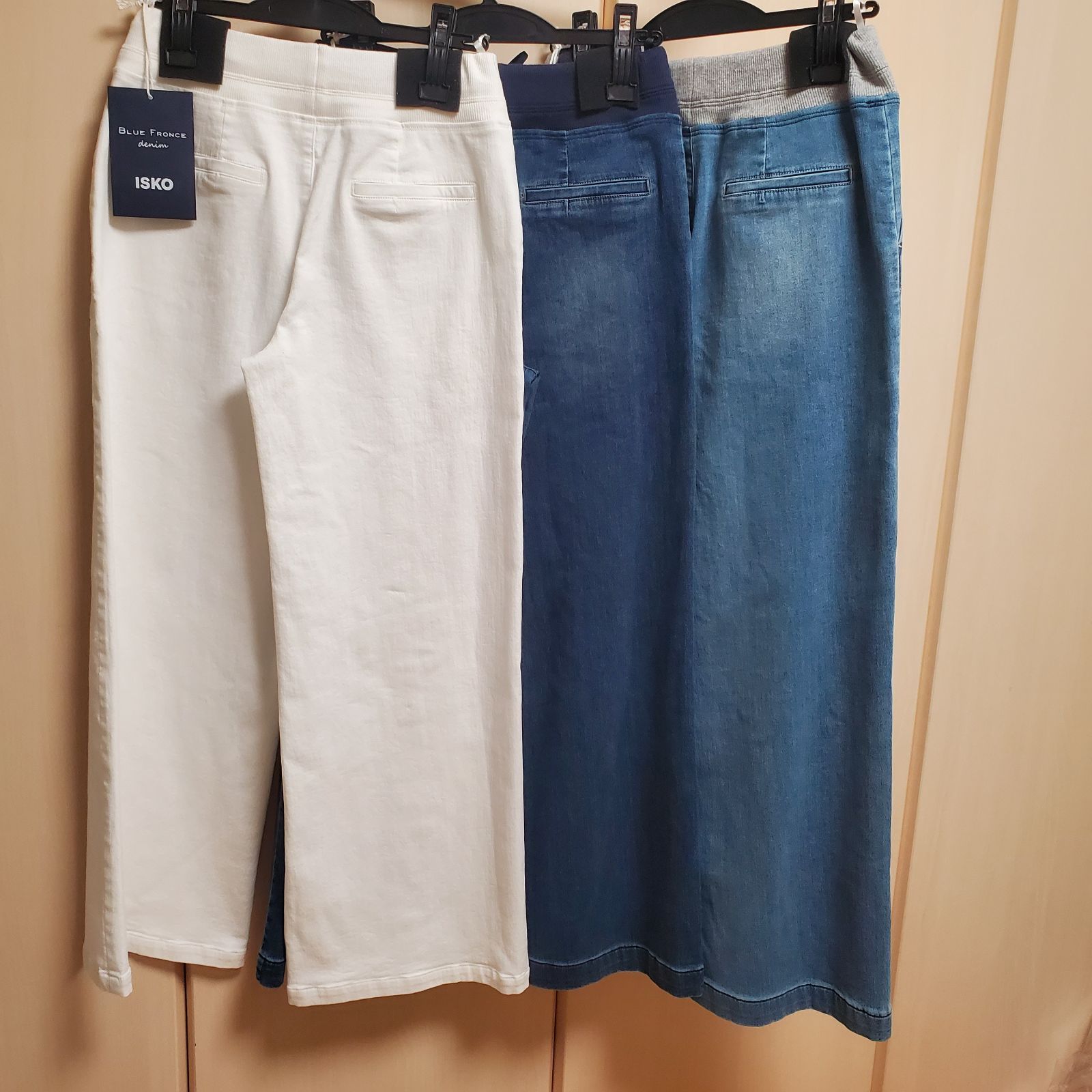 Blue Fronce denim 2025 新品 ISKO デニムパンツ ストレッチ