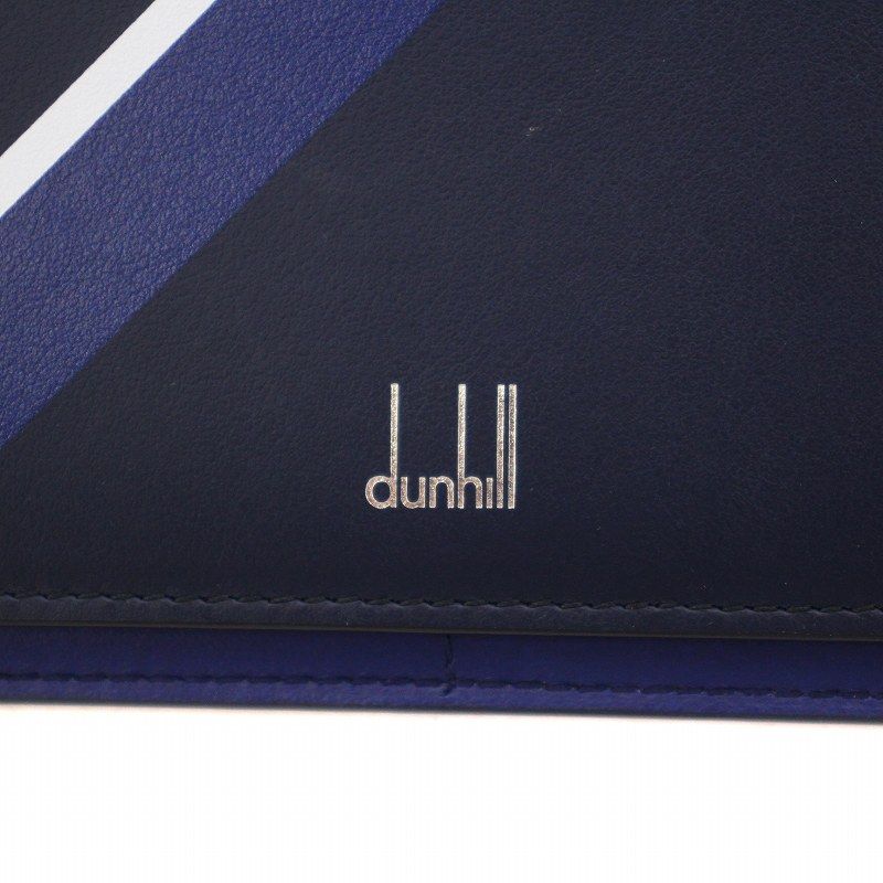 ダンヒル dunhill SAMURAI BLUE 10CC コートウォレット JFA公式コラボ限定サッカー日本代表サムライブルー 長財布 ウォレット  ロゴ レザー 紺 ネイビー □GY18 /MQ - メルカリ