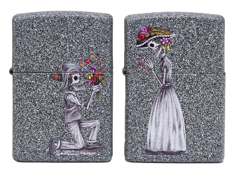 希少オールドノリタケ 仮面のデコレディのS&PシェイカーセットNo.483 ZIPPO ジッポー ライター ペア DAY OF DEAD SKULLS SET デイオブデッド