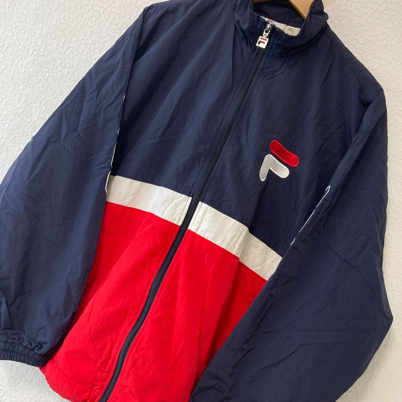 w^)b FILA フィラ ジップアップ トラック ジャケット ウインド