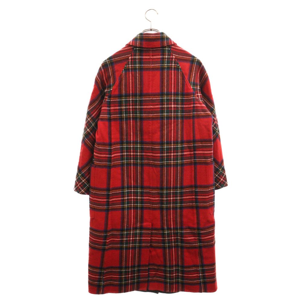 BURBERRY (バーバリー) 3Bチェック カシミヤ混 ウールチェスター