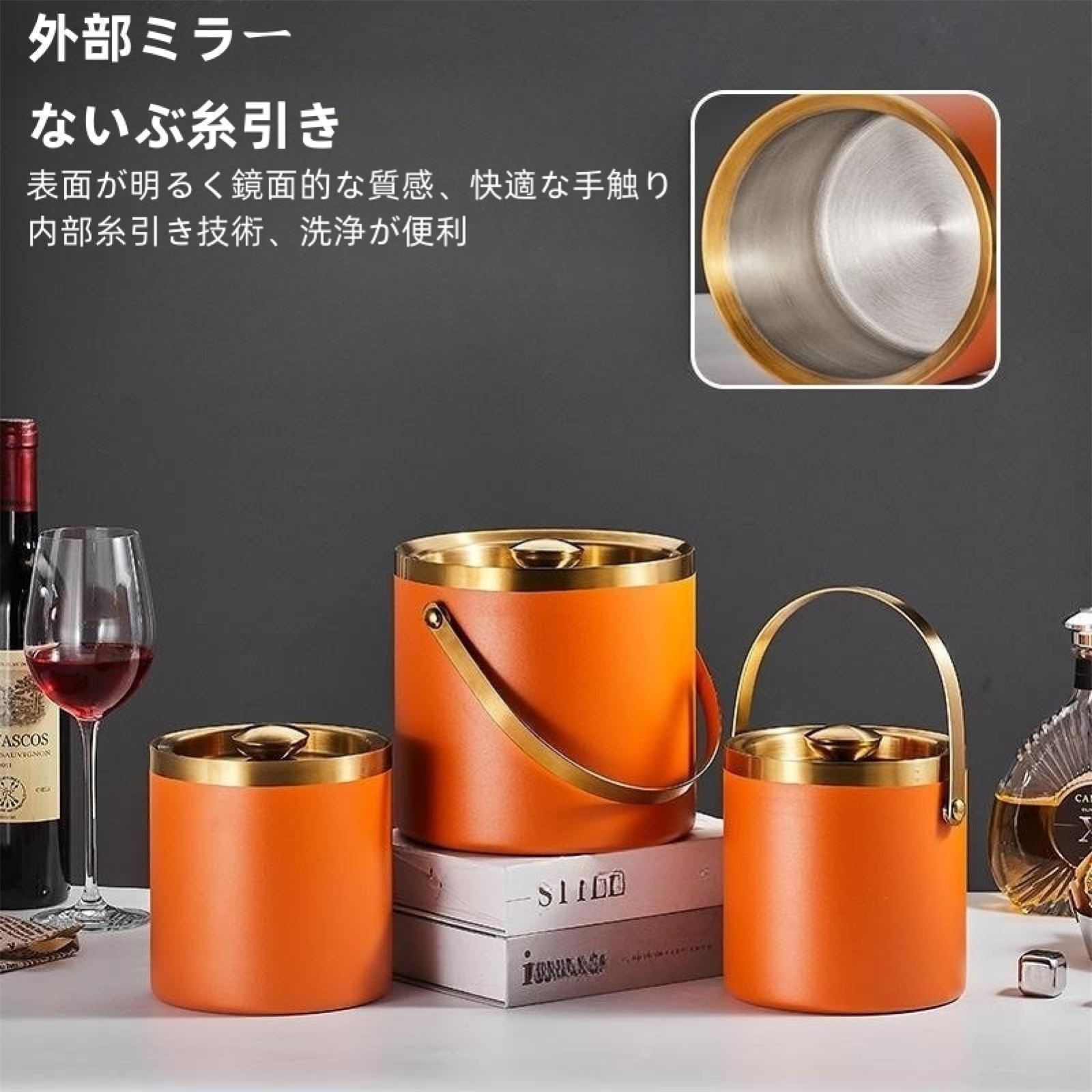 Radicaln 大理石ワインクーラー ブラック 6.5インチ 3個セット