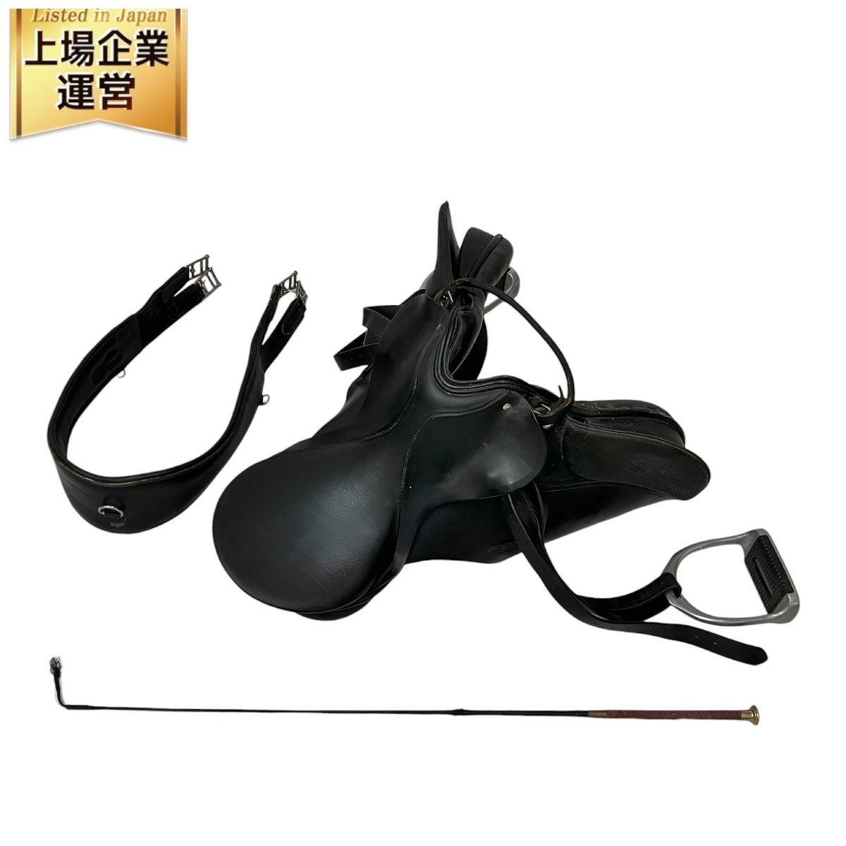 G.PASSIER u0026 SOHN PS-BAUM 16.5 パッシェ 鞍 鞭 鐙付き 馬具 乗馬 中古 Y9705288