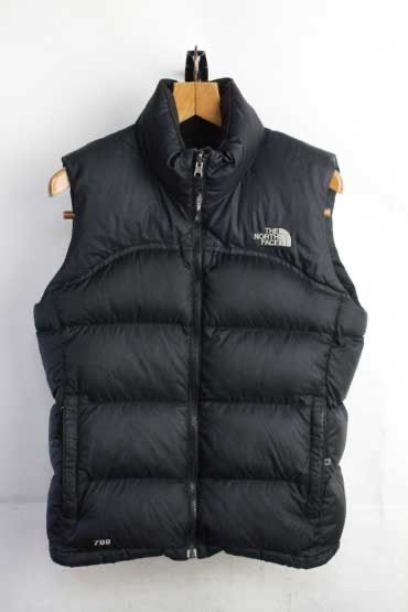 ザ ノースフェイス THE NORTH FACE Nuptse ヌプシ ダウンベスト WOMENS M 古着 メンズ レディース 男性 アメカジ アウトドア キャンプ トレッキング 登山 アウター 黒 バルトロ 700 フィルパワー