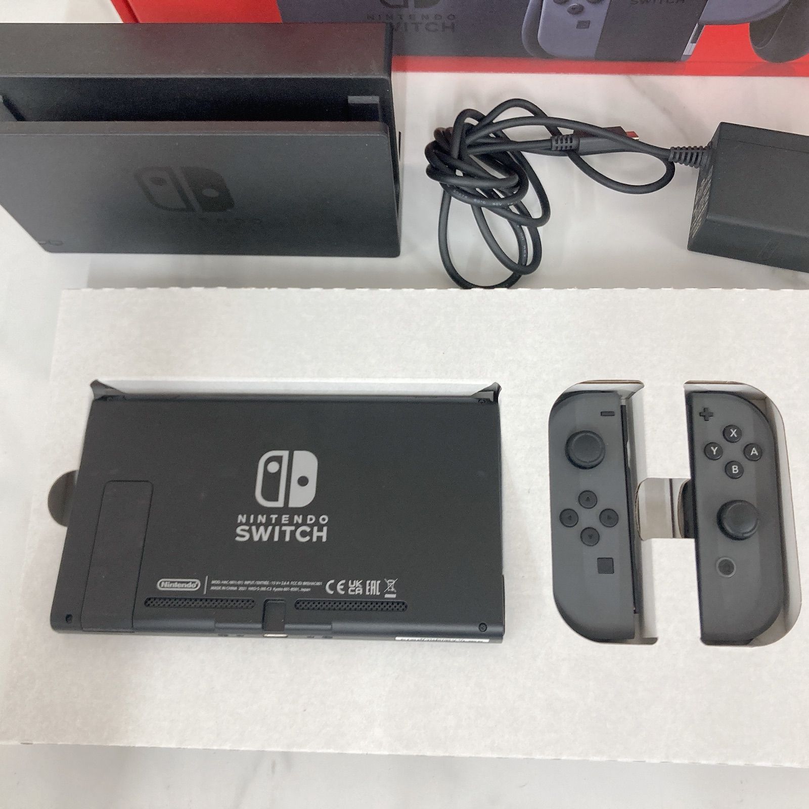 Nintendo Switch 本体 HAC-001 グレー 通電確認済み【ゲーム機