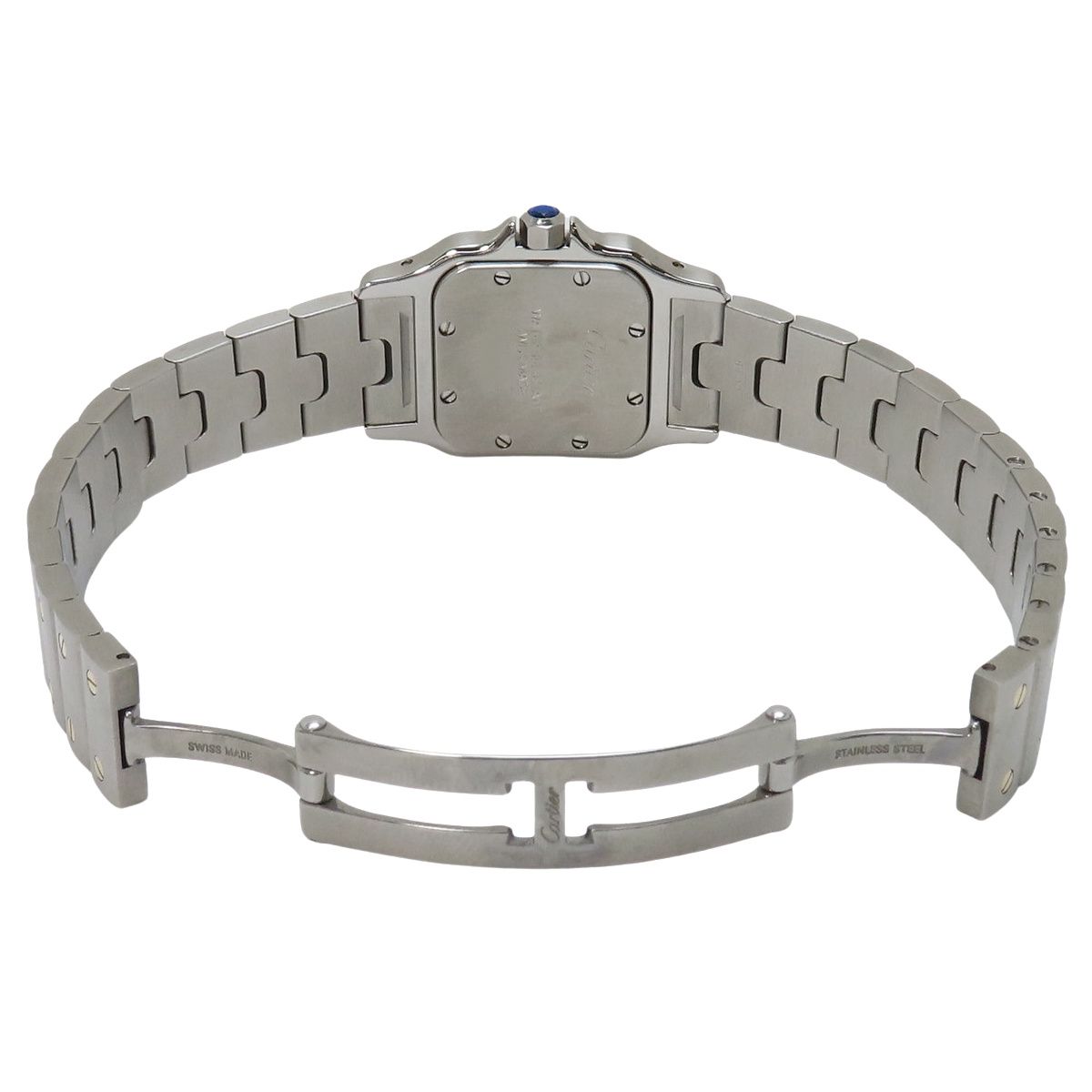 カルティエ サントスガルベ SM W20012C4 YG/SS クオーツ 腕時計 オフ  