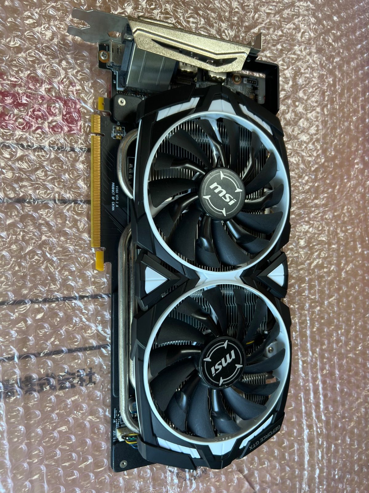 ☆送料無料！ MSI GTX 1080 Ti ARMOR 11G OC 完動品！ GeForce GTX 1080