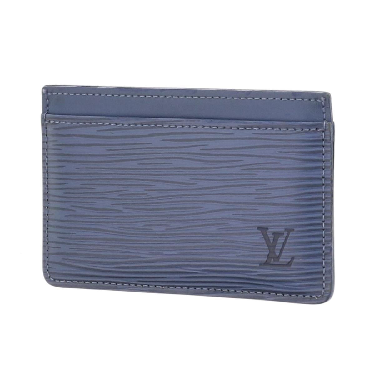ユートピアの LOUIS VUITTON ルイヴィトン ポルトカルト･サーンプル 小物 名刺入れ ｶｰﾄﾞｹｰｽ Epi Indigo Blue M60330 B 超人気、高品質で超激安。