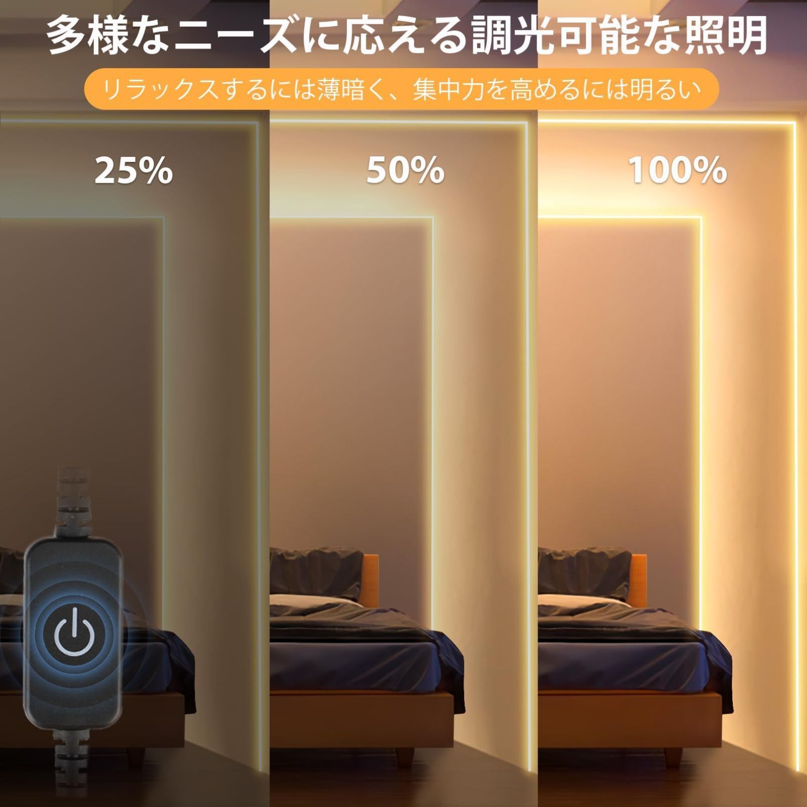 LEDテープライト10M