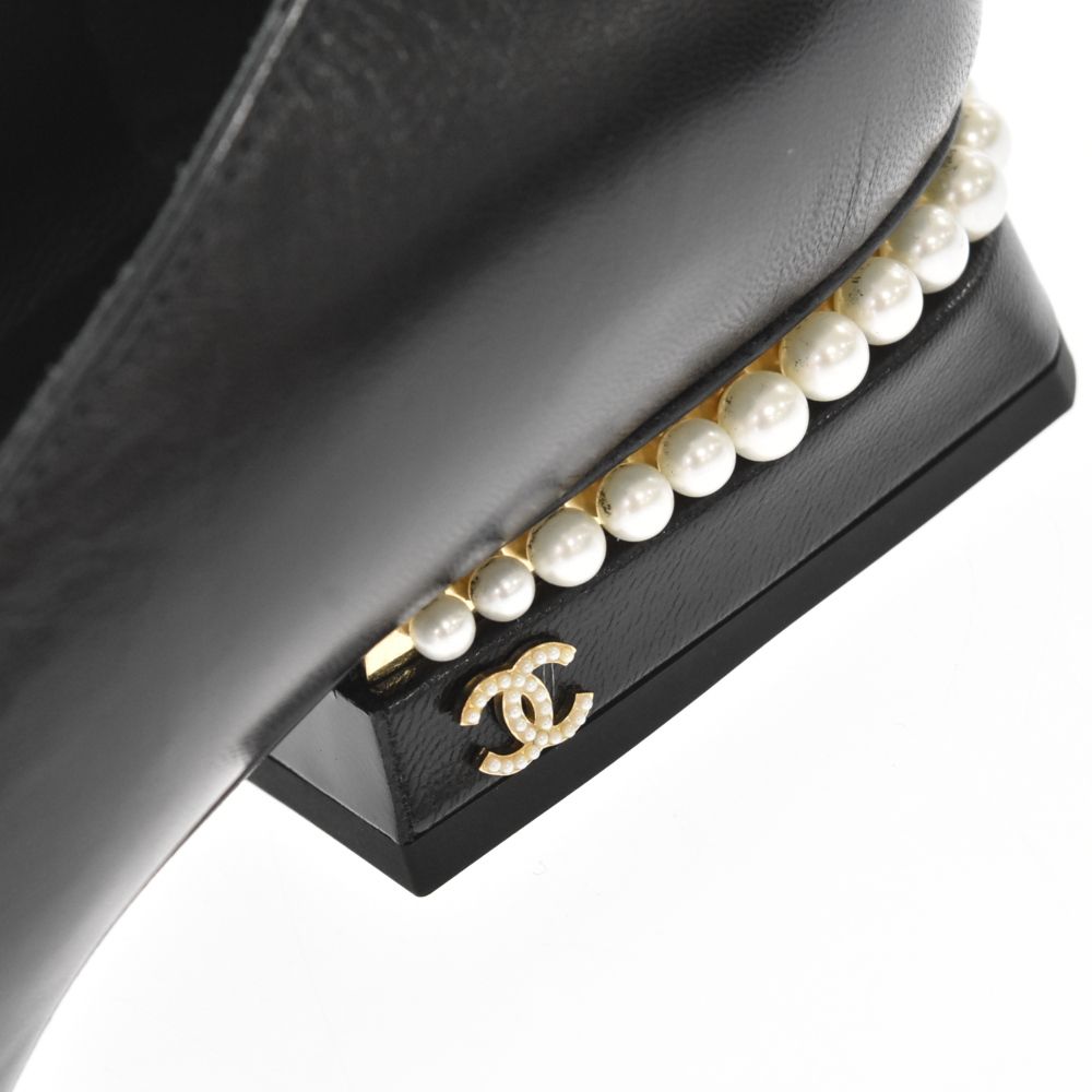 CHANEL パンプス　ミュール　パール　ココマーク CHANEL パンプス ミュール パール ココマーク