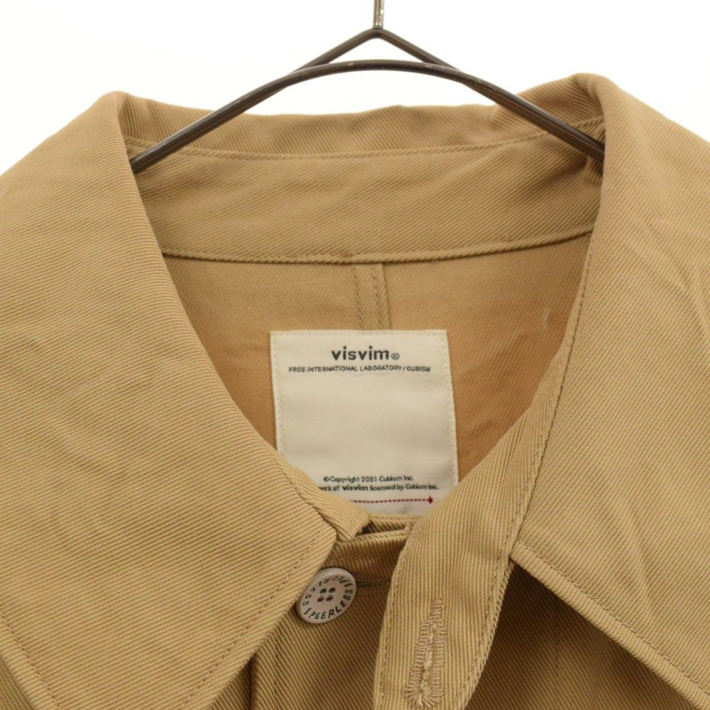 VISVIM (ヴィスヴィム) 21AW VARJAK SHOP COAT BEIGE ショップコート コットン ロングコート ベージュ  0121205013030 - メルカリ