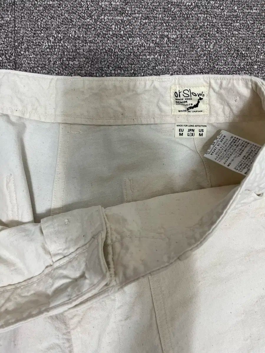  3 orSlow サマー ファティーグ パンツ エクリュ チノパン パンツ