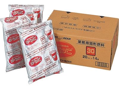 なべっこアルパック固型燃料 35g 赤箱 入数：1箱(40個×6袋) 150DA35(010823-035)