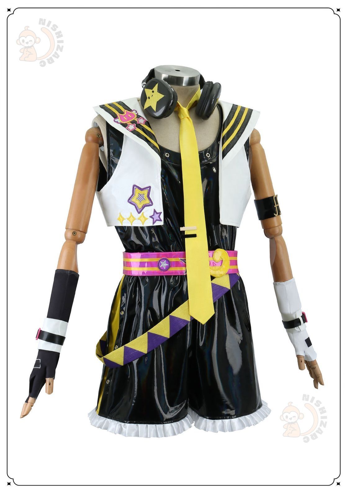 コスプレ衣装 漫路人スタイル 鏡音リンコスチューム 二次元 アニメ コスチューム 季節 秋 冬 かわいい フォーマル きれいなデザイン M250124-96