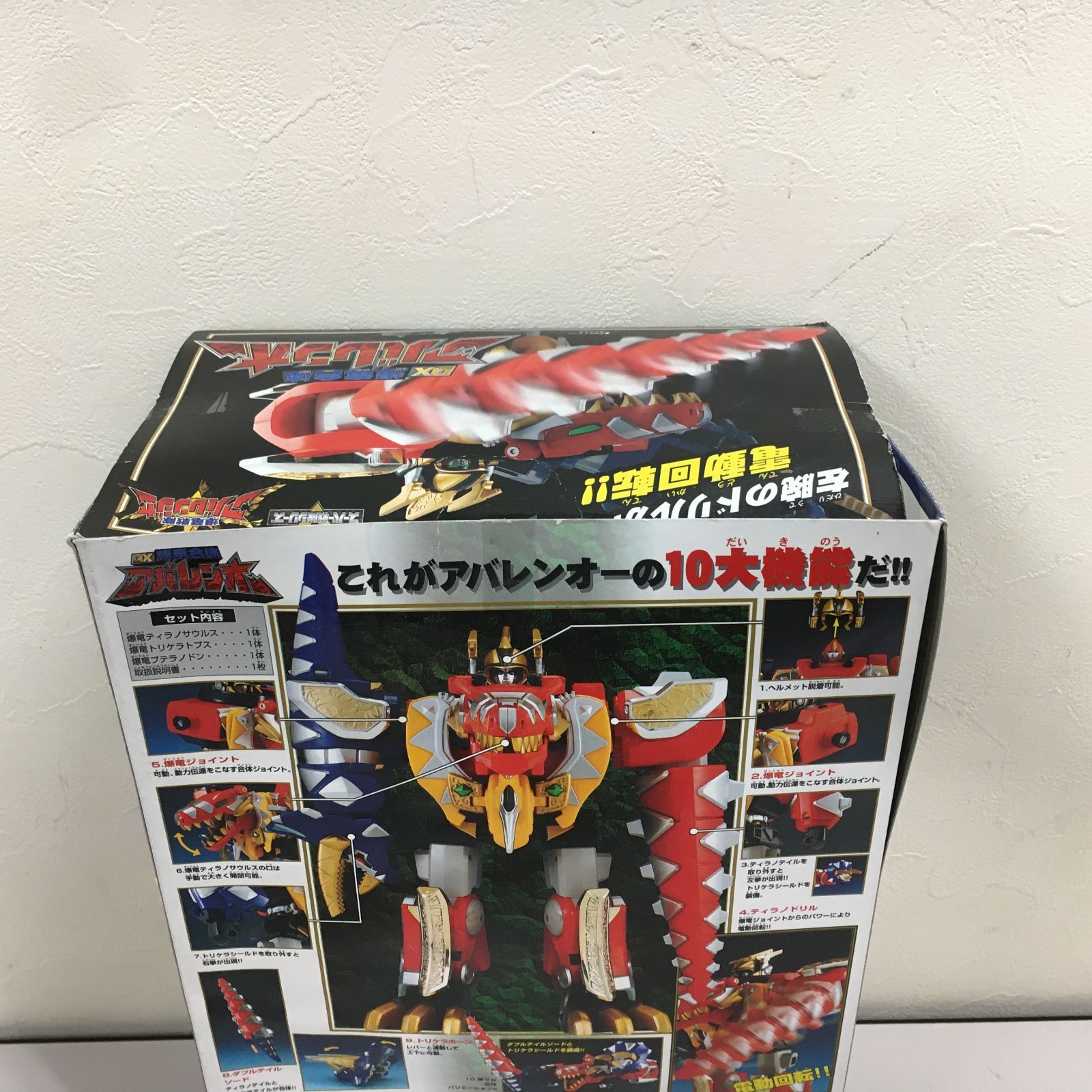 【新品未開封】DX爆竜合体バクレンオー 爆竜戦隊アバレンジャー 爆竜戦隊アバレンジャー バクレンオー 新品未開封 DX爆竜戦隊