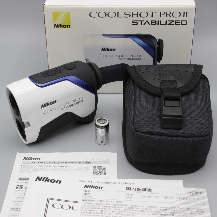 美品】NIKON COOLSHOT PRO II STABILIZED ゴルフ用レーザー距離計 ニコン クールショット 本体 - メルカリ