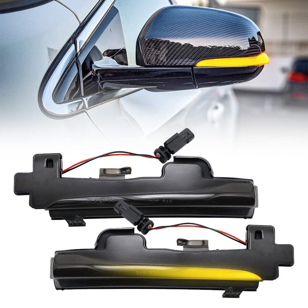 hotimp ボルボ VOLVO 互換品 LED 流れて光る ノーマル点灯への切替SW付 ドアミラー シーケンシャル ウインカー スモークレンズ仕様 S60 S80 V40 V60 V70 純正交換タイプ 左右１組 車検対応