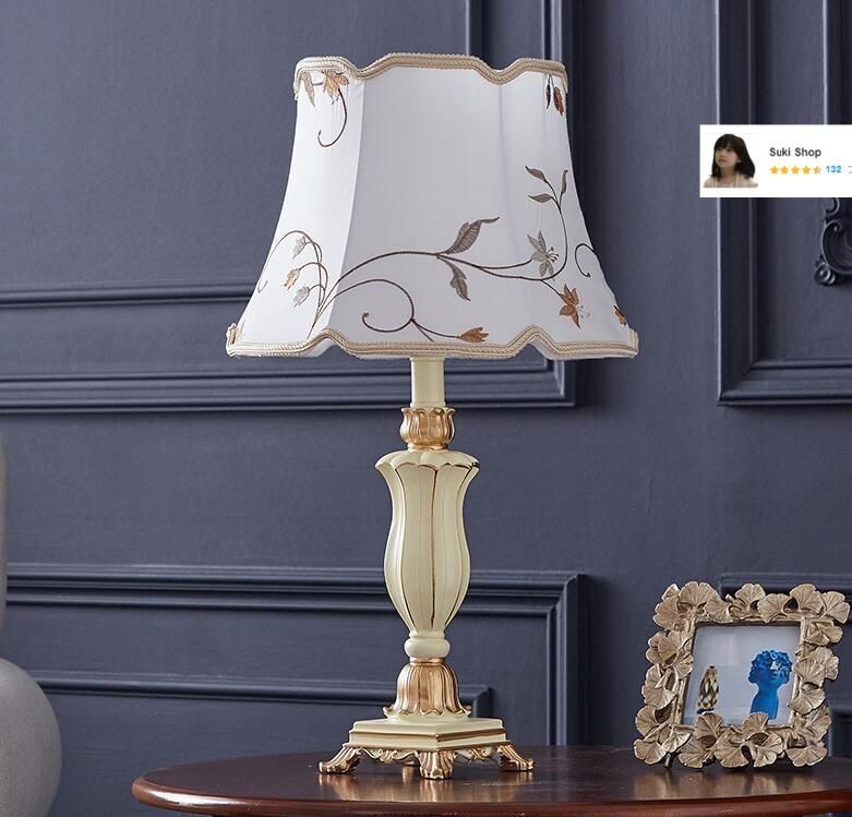 ベッドサイド デスクライト 電気スタンド レトロランプ照明 寝室