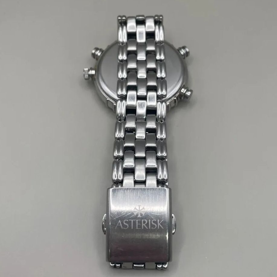 ✨磨きあげメンテナンス済✨】SEIKO ASTERISK 7T52-6A50 黒文字