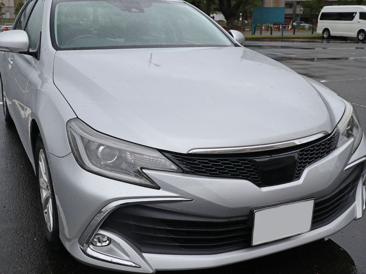 Tint+カット済エンブレム スモークフィルム(ブラックスモーク 5％)130マークX GRX130/GRX133/GRX135 後期
