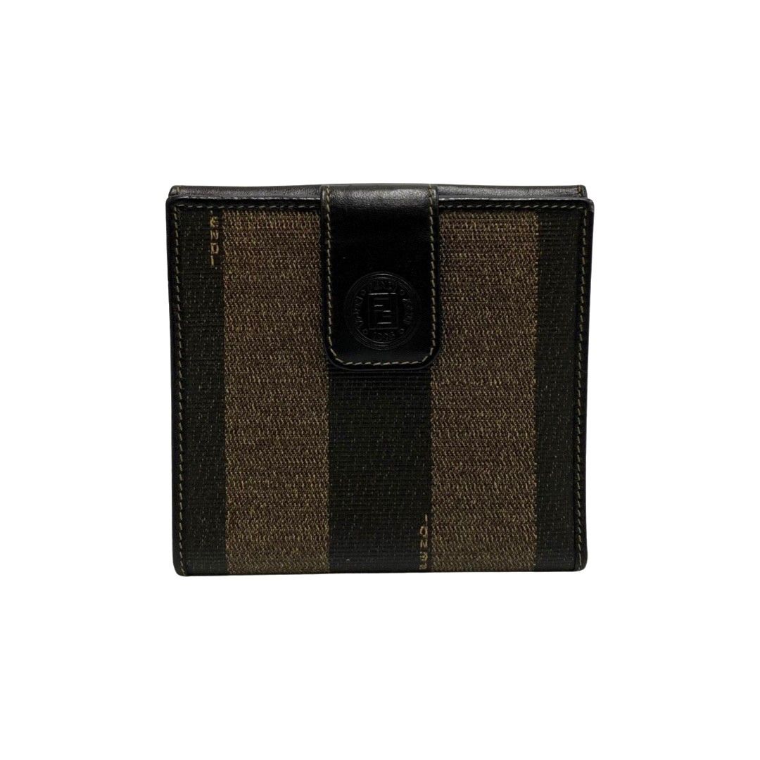 フェンディ 未使用 FENDI レザー ブラック ミニ財布 コンパクト フェンディ 未使用 FENDI レザー ブラック ミニ財布 コンパクト