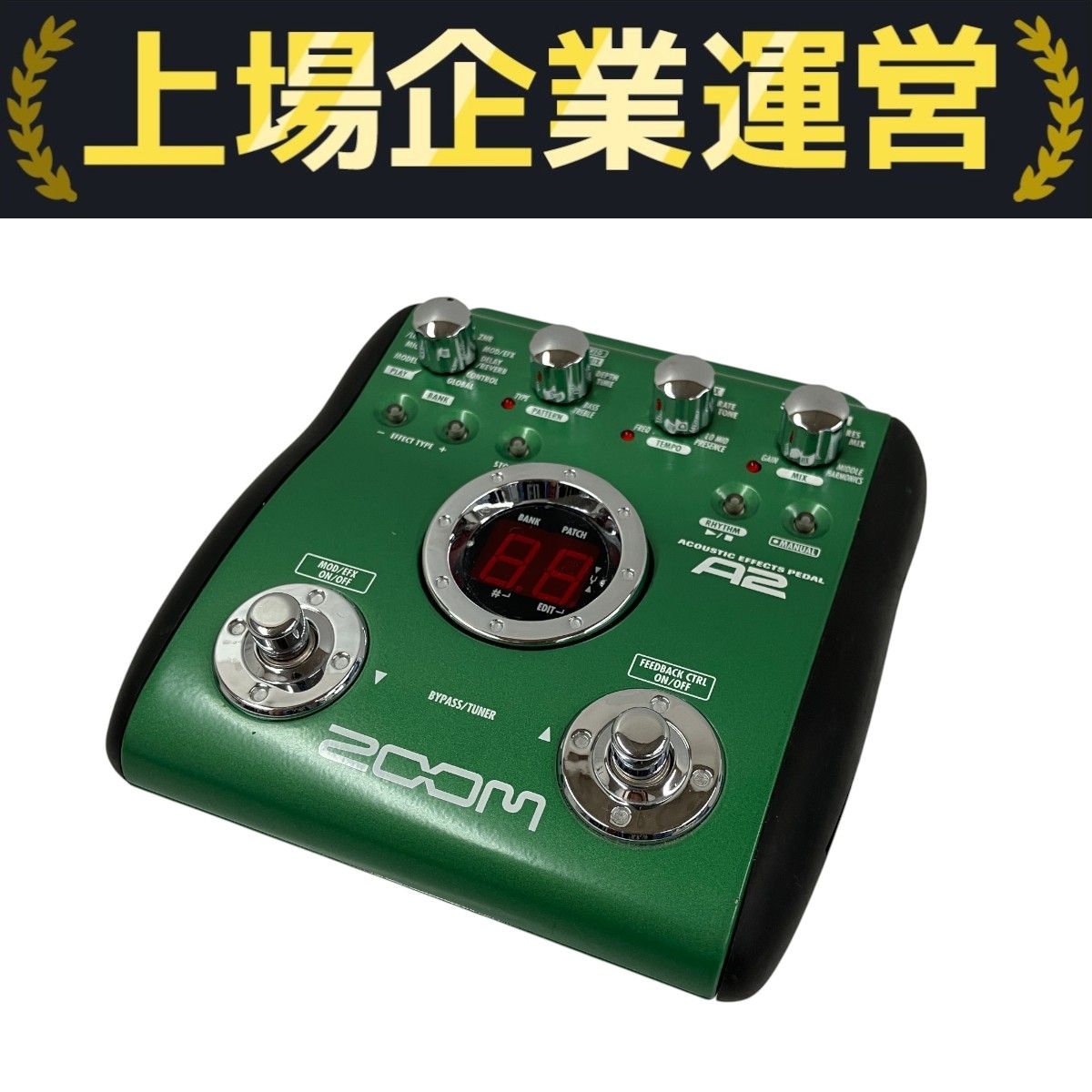 ZOOM A2 エレアコ用マルチエフェクター ZOOM A2という試されるエフェクター - tre(トレ)のcrunch