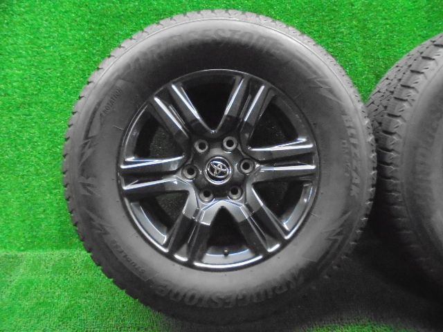 5FO212 AAF 265 65R17 ブリヂストン ブリザックDM-V3 スタッドレス トヨタ純正 アルミホイールセット ハイラックス