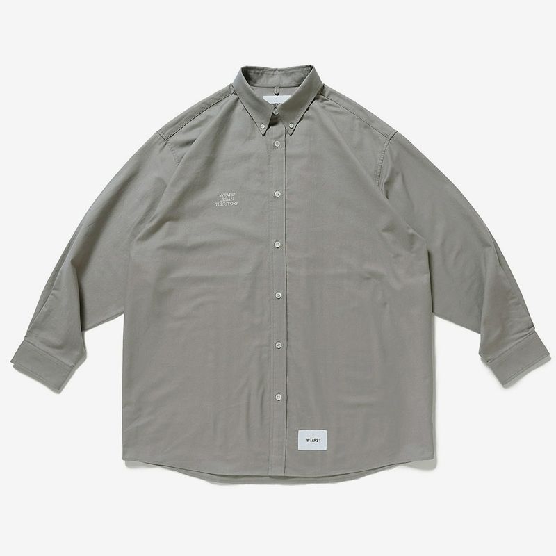 SカラーWTAPS 22aw BD 01 LS COTTON. OXFORD. WUT - ポロシャツ