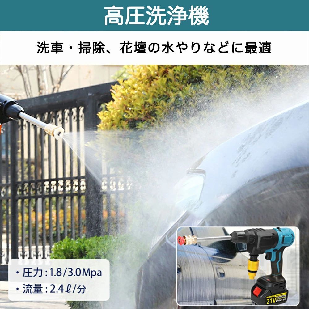16種のヘッドパーツ 充電式