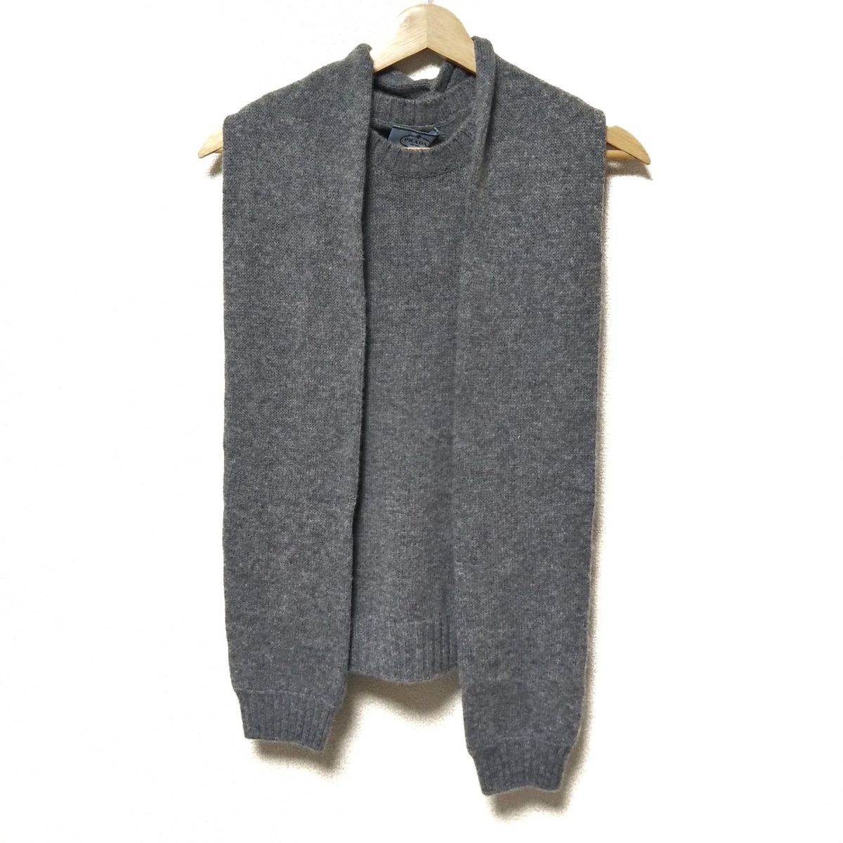 PRADA/ノースリーブ/レディース プラダ ノースリーブ ワンピース 38 ダークグレー PRADA レディース