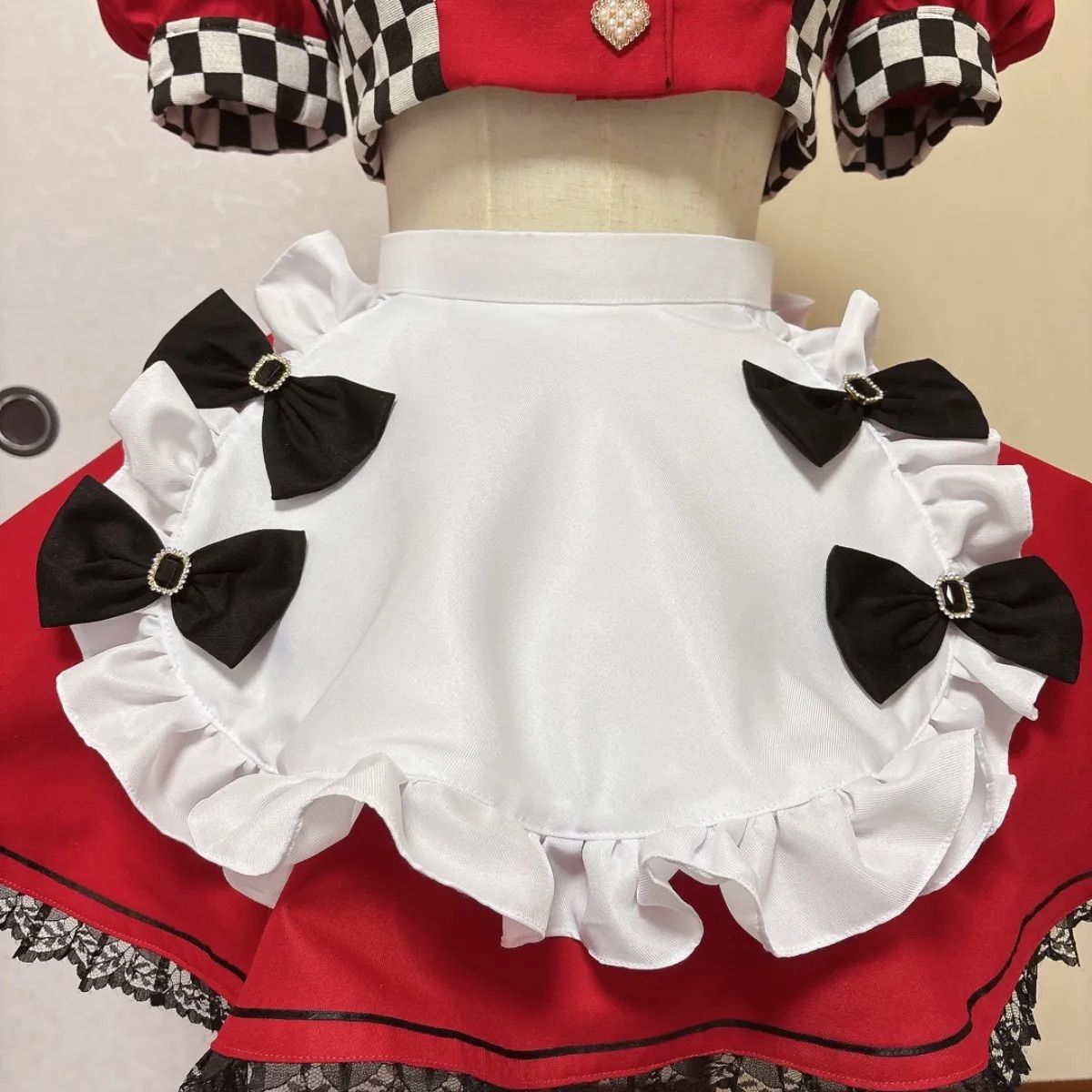 ハンドメイド　オリジナル　ダイナー風　衣装　コンカフェ　生誕祭　制服 Falench.さん新衣装をデザイン制作させていただきました！ ❤柊