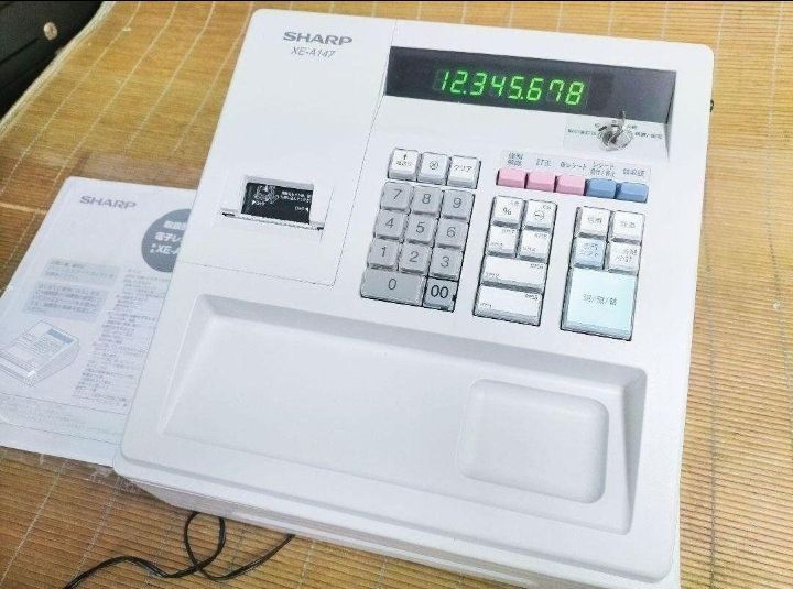 シャープレジスター XE-A147 PC連携売上管理フル設定無料 741147