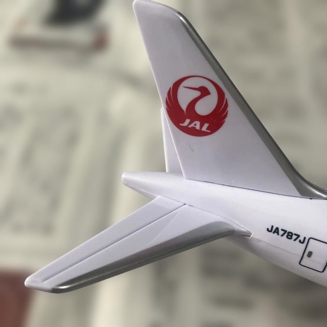 JAL JA787J サウンド＆ライト付 ミニチュア飛行機 ギア収納可 ＃863
