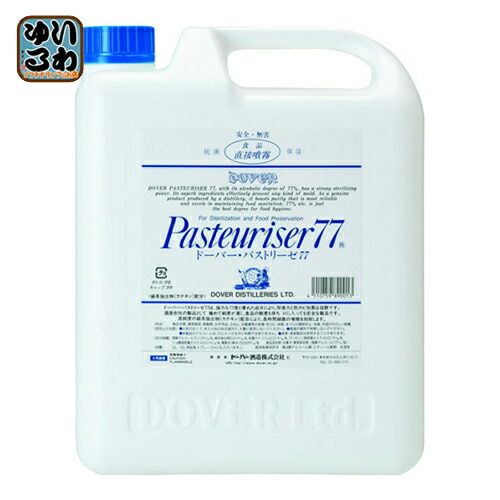 ドーバー パストリーゼ77 消毒用アルコール 5L 4個入