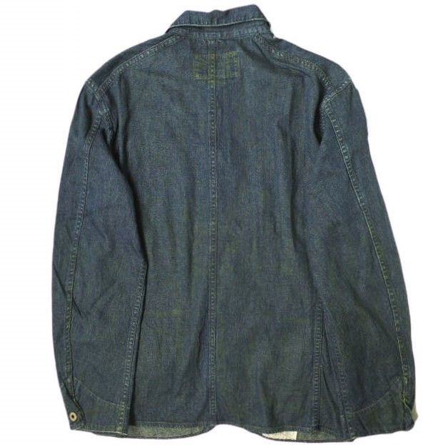 RRL ダブルアールエル Selvedge Denim Engineer Jacket セルビッチデニムエンジニアジャケット 782774909001  S Indigo Double RL チョアジャケット カバーオール アウター g18365 - メルカリ