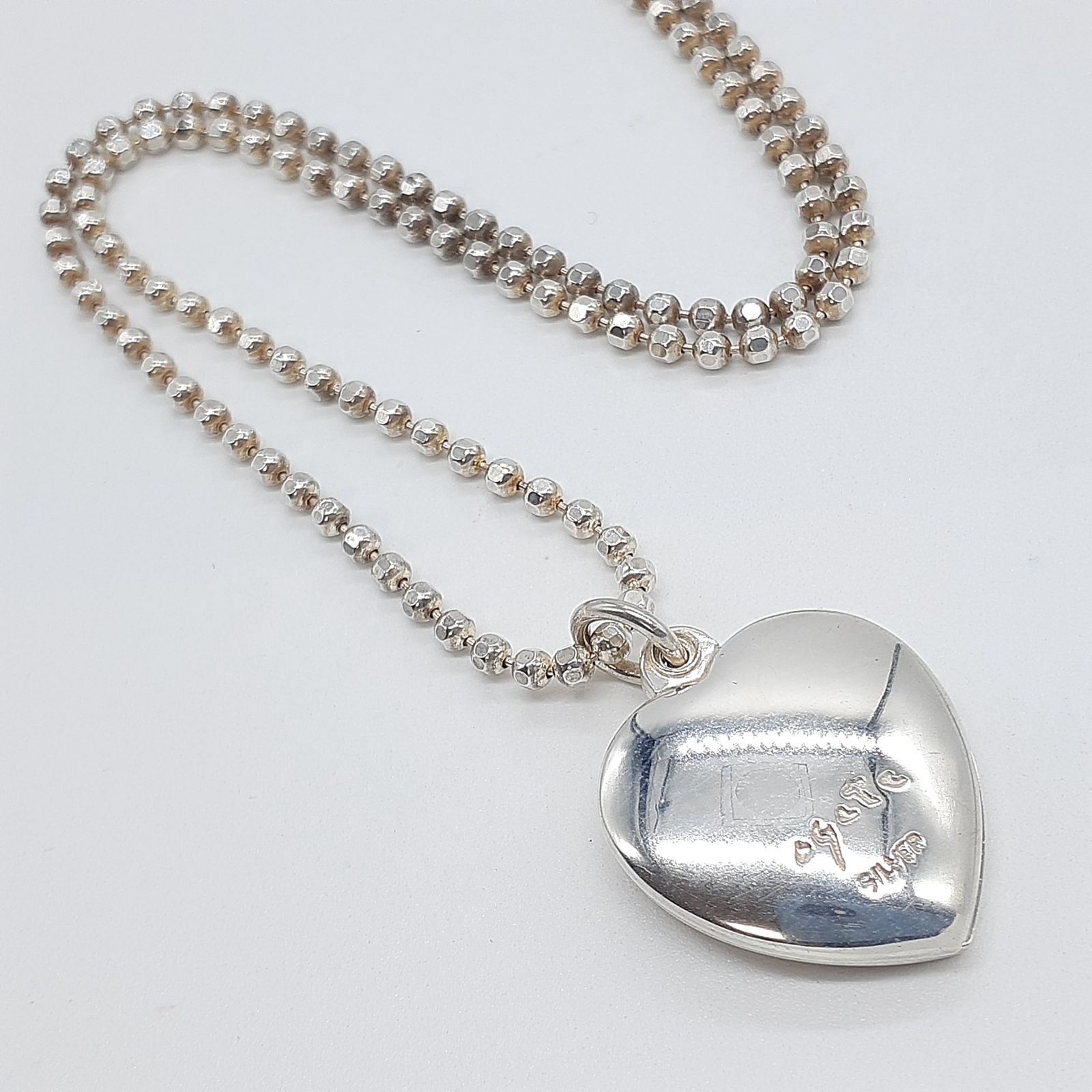 agete アガット ネックレス シルバー SILVER ハート ロケット 