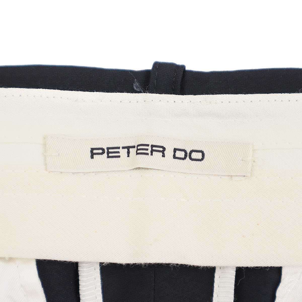 PETER DO ピーター ドゥー 22AW STRAIGHT LEG PANT ストレートスラックスパンツ PD-FW22-142 ネイビー 40