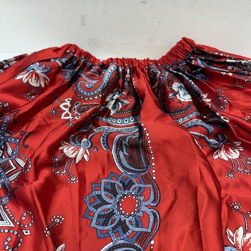 COMME des GARCONS ひざ丈スカート 赤(総柄) 2005523S0032 COMME des GARCONS(コムデギャルソン) 22AWGJ-S028スカート
