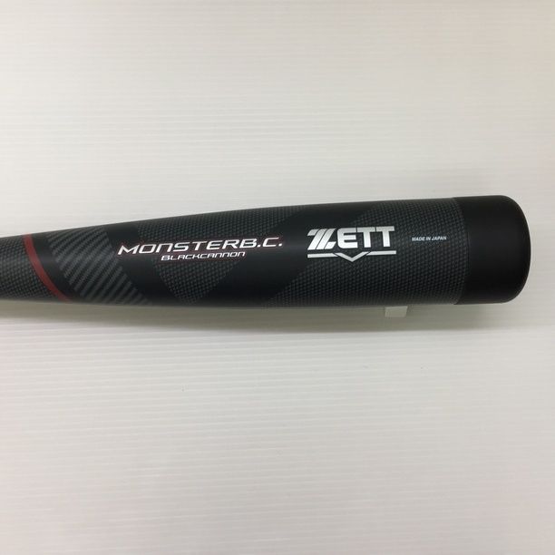 中古品 ゼット ZETT モンスターブラックキャノン 軟式FRP製バット