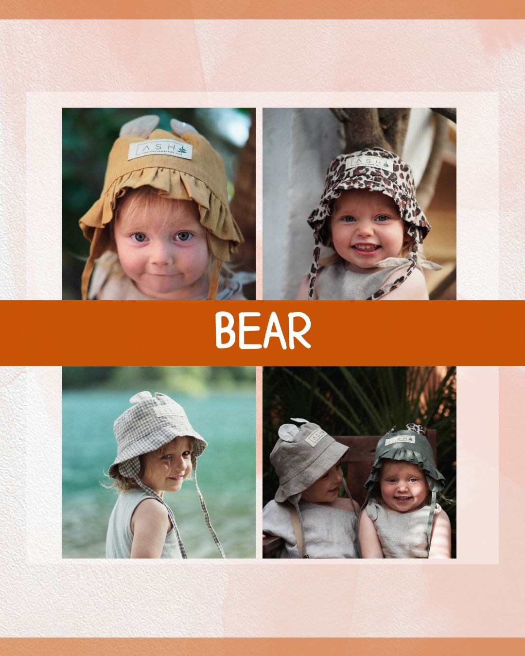 リネンハット くま