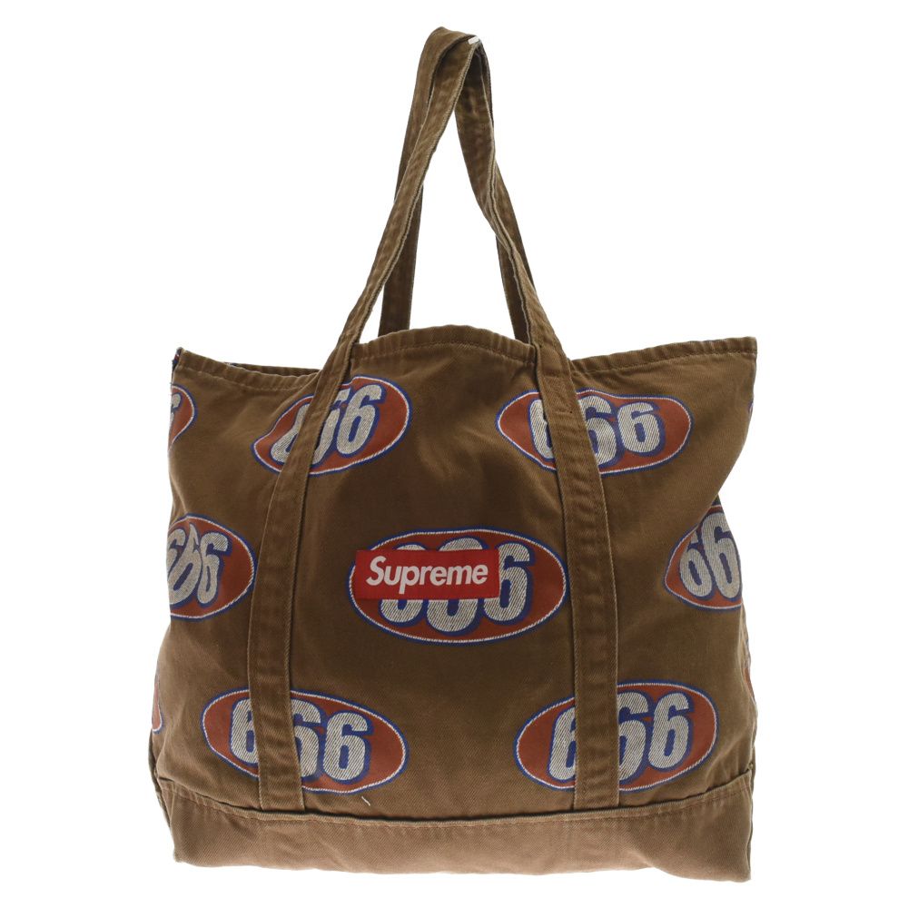 SUPREME (シュプリーム) 17SS 666 Denim Tote ボックスロゴ プリント