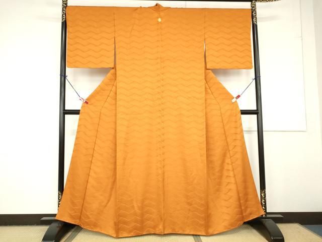 逸品！正絹　色無地 平和屋着物□上質な色無地 裏菊地紋 鴇色 正絹 逸品 AAAT6995jh
