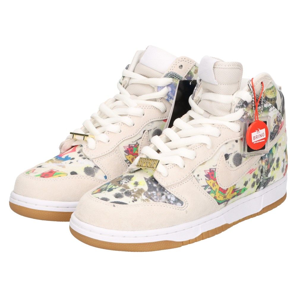 NIKE (ナイキ) ×SUPREME SB DUNK HIGH OG QS Rammellzee FD8779-100