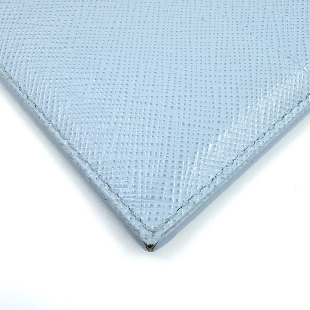 PRADA PRADA　サフィアーノレザー ケース ライトブルー PRADA サフィアーノレザー カードケース ライトブルー