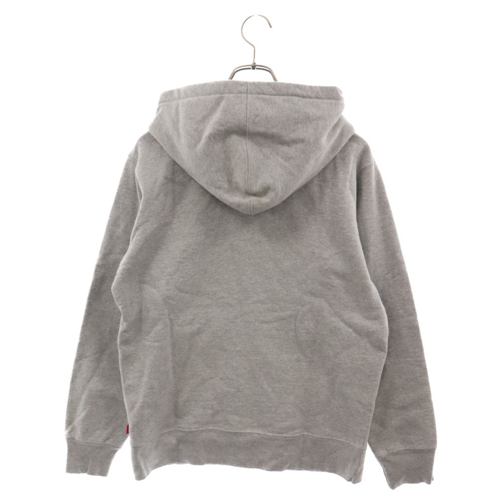 SUPREME (シュプリーム) Small Box Zip Hooded Sweatshirt スモールボックスロゴ ジップアップ フーディ  スウェット パーカー グレー - メルカリ