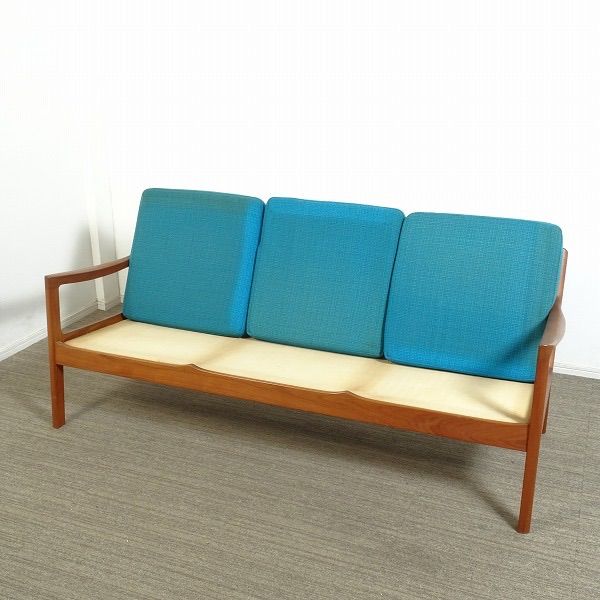 開発する ◾︎SELUNO◾︎ s 北欧ヴィンテージ デンマーク CADO カド Model.169 Senator セネター 3人掛けソファ オーレヴァンシャー ウェグナー